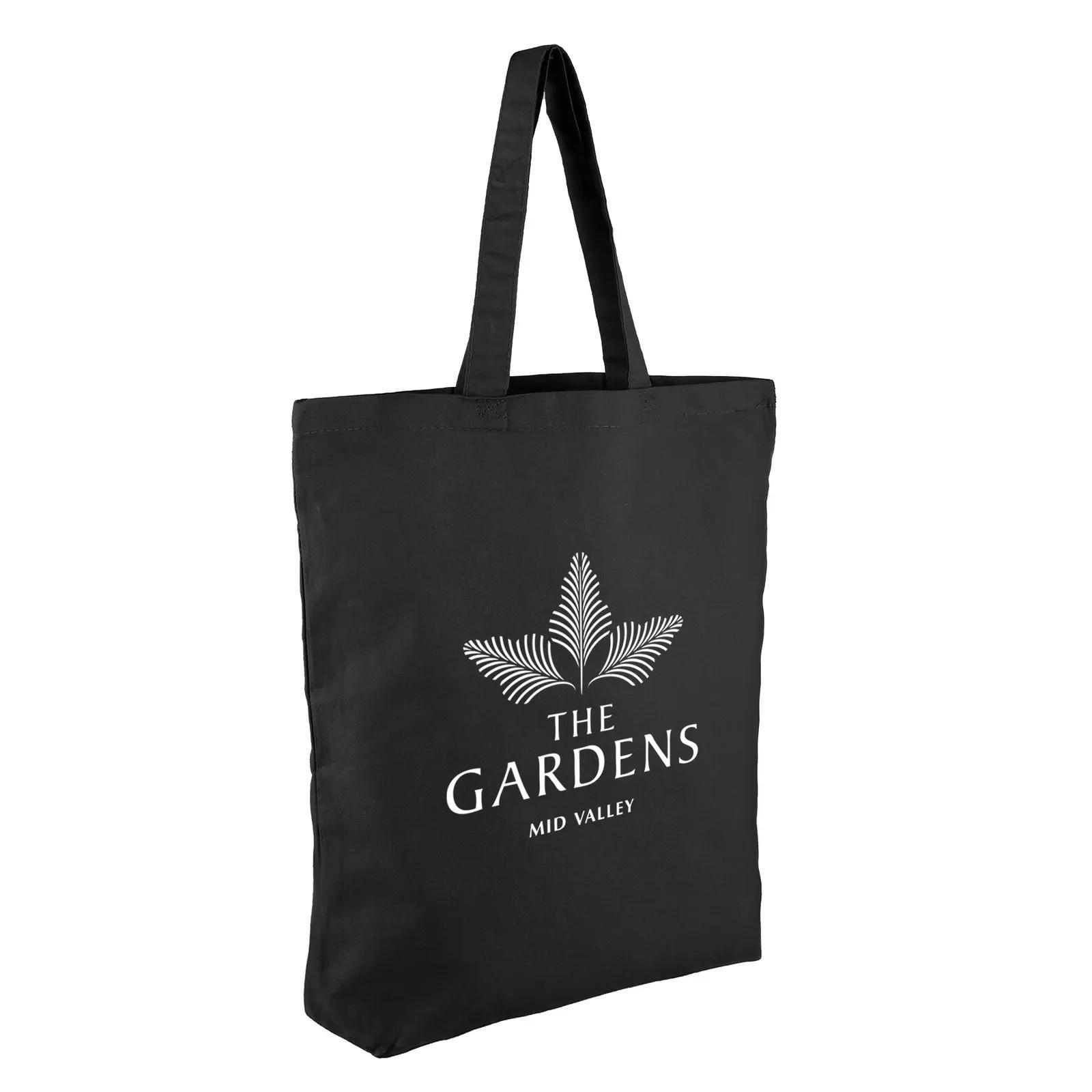 Custom Tote Bag Cotton Canvas Gusseted 6 oz - 14.25 x 15 in - product view 3