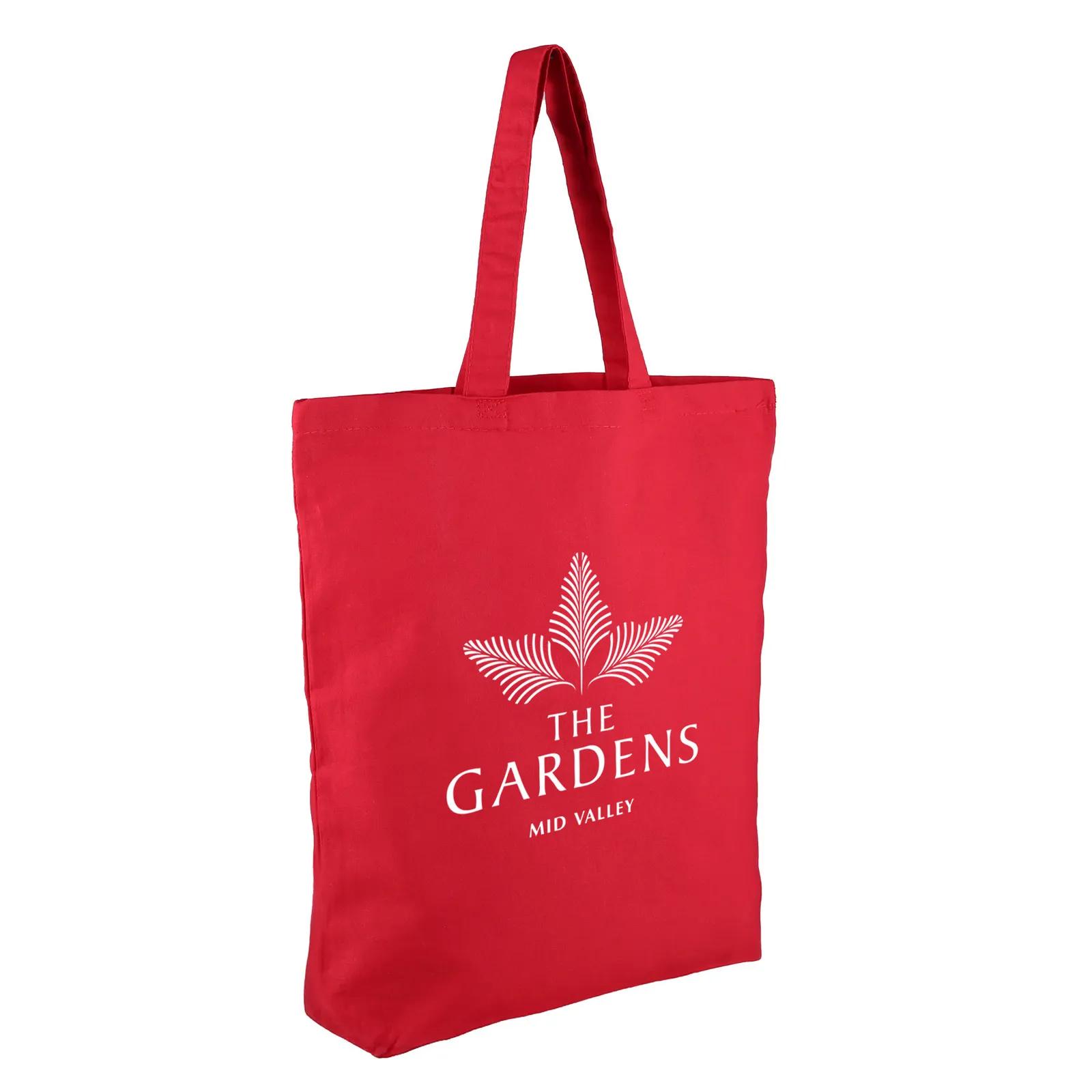 Custom Tote Bag Cotton Canvas Gusseted 6 oz - 14.25 x 15 in - product view 9