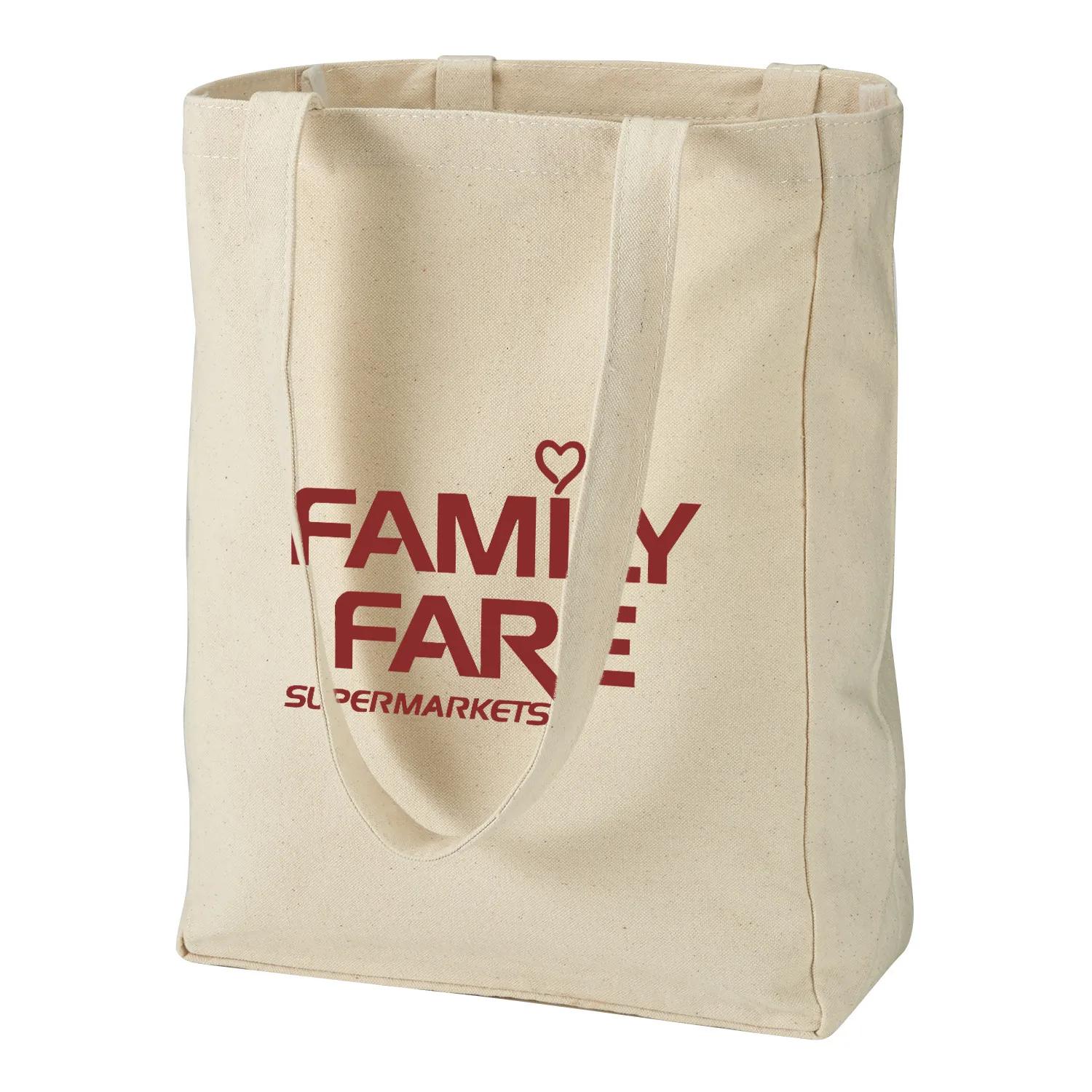 Custom Tote Bag Cotton Canvas Everyday 10 oz - 10.25 x 14 in