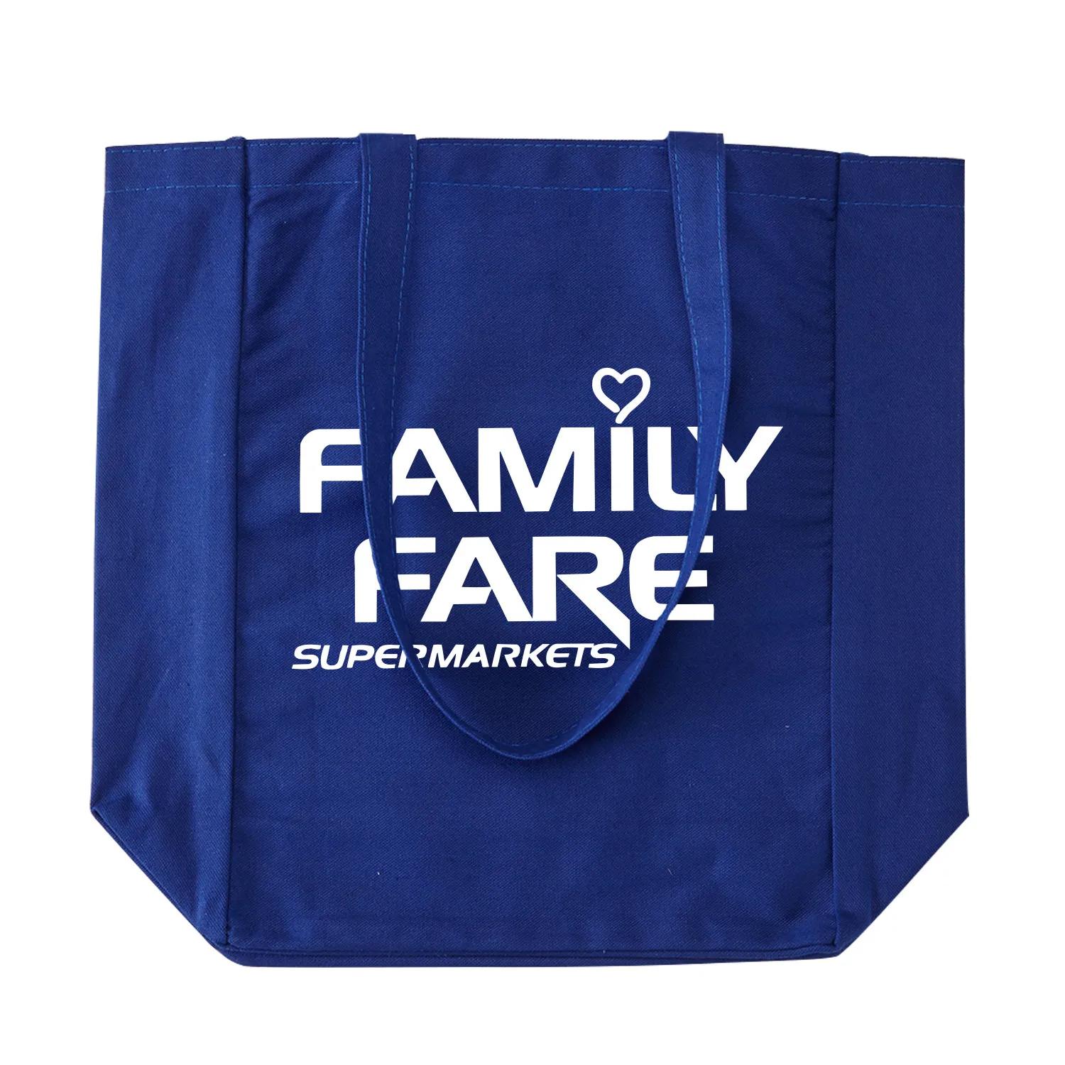 Custom Tote Bag Cotton Canvas Everyday 10 oz - 10.25 x 14 in - product view 2