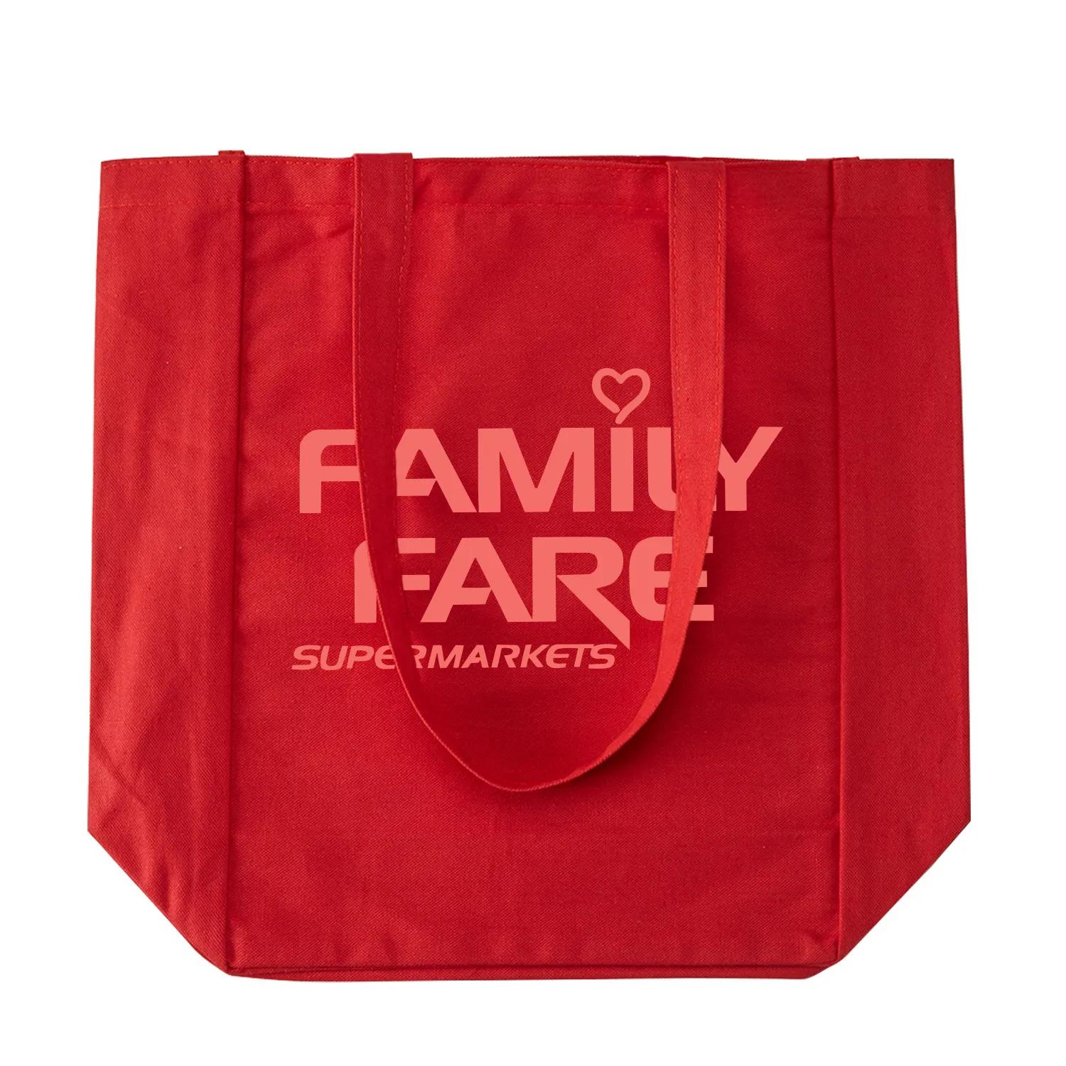 Custom Tote Bag Cotton Canvas Everyday 10 oz - 10.25 x 14 in - product view 3