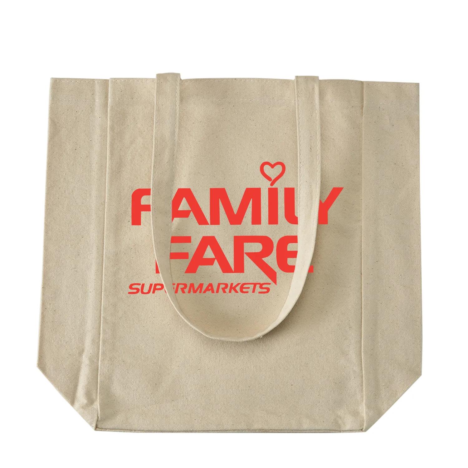 Custom Tote Bag Cotton Canvas Everyday 10 oz - 10.25 x 14 in - product view 4