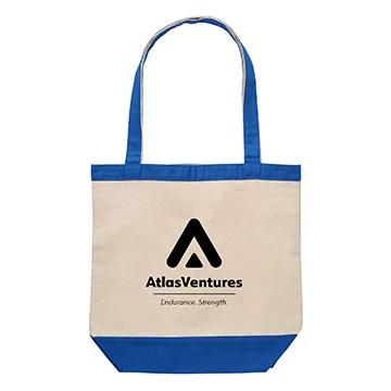 Custom Tote Bag Cotton Canvas Nautical Style - 15.5 x 14.5 in - product view 9