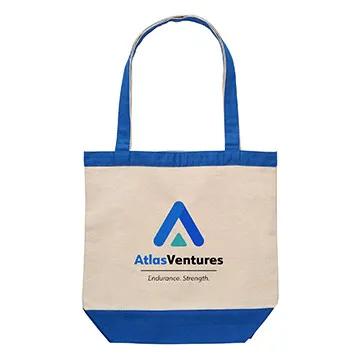 Custom Tote Bag Cotton Canvas Nautical Style - 15.5 x 14.5 in - product view 10