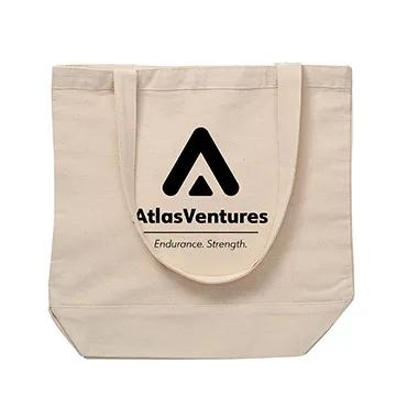 Custom Tote Bag Cotton Canvas Nautical Style - 15.5 x 14.5 in - product view 14