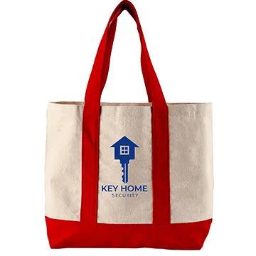 Custom Tote Bag Cotton Canvas Nautical Style - 17.75 x 13 in - product view 8