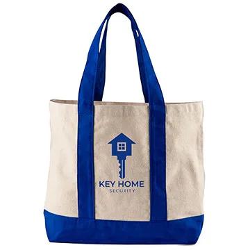 Custom Tote Bag Cotton Canvas Nautical Style - 17.75 x 13 in - product view 11