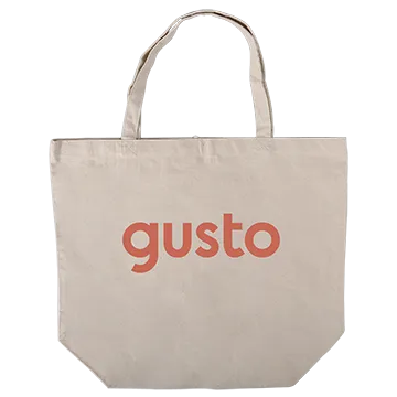 Custom Tote Bag Cotton Canvas Large Size - 15.5 x 14.5 in - product view 4