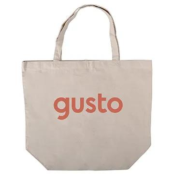 Custom Tote Bag Cotton Canvas Large Size - 15.5 x 14.5 in - product view 6