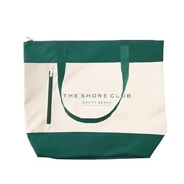 Custom Tote Bag Polyester Nautical Zippered - 19 x 16 in - product view 9