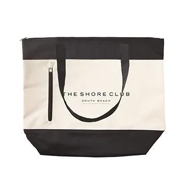Custom Tote Bag Polyester Nautical Zippered - 19 x 16 in - product view 10