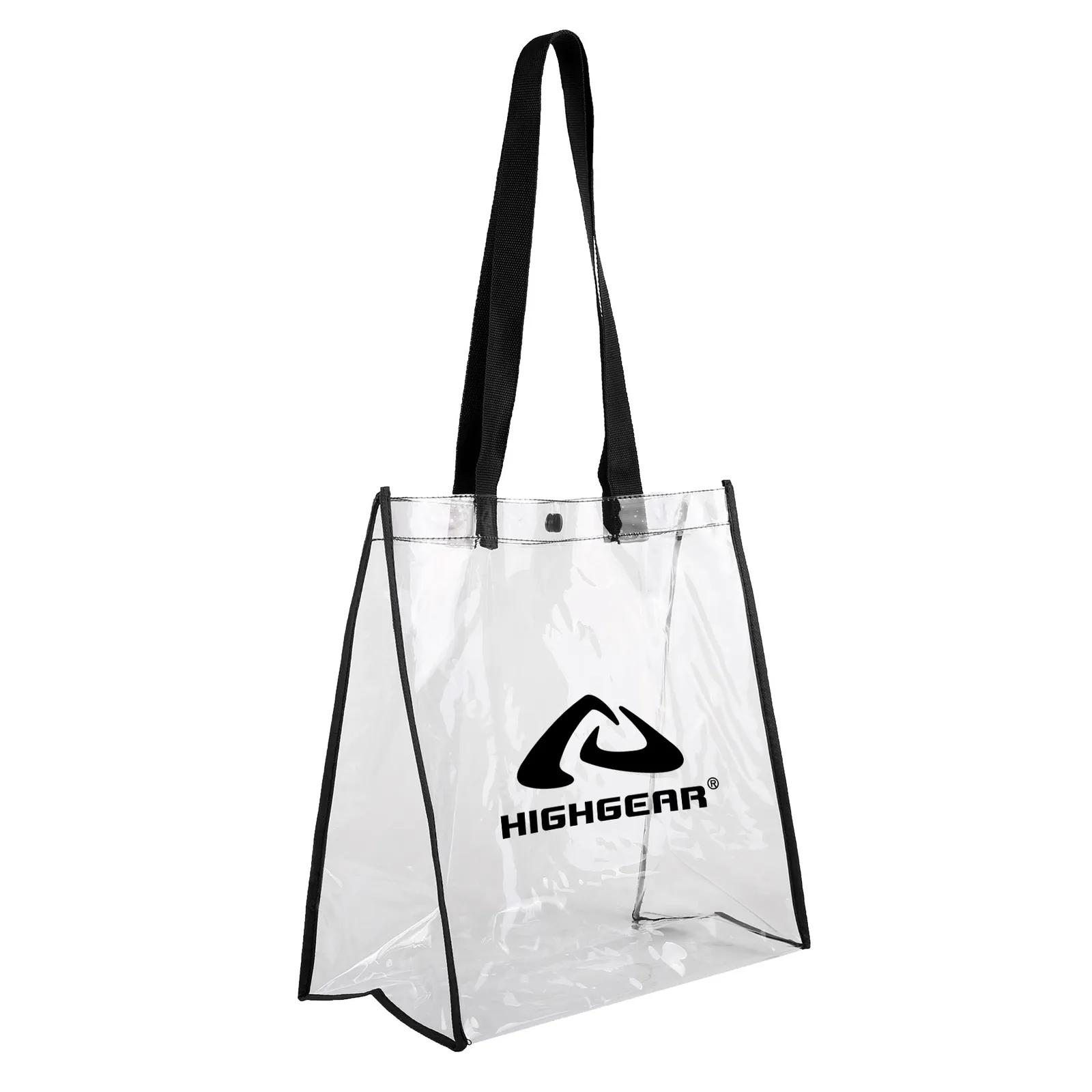 Custom Clear Stadium Tote Bag - 12 x 12 x 6 in