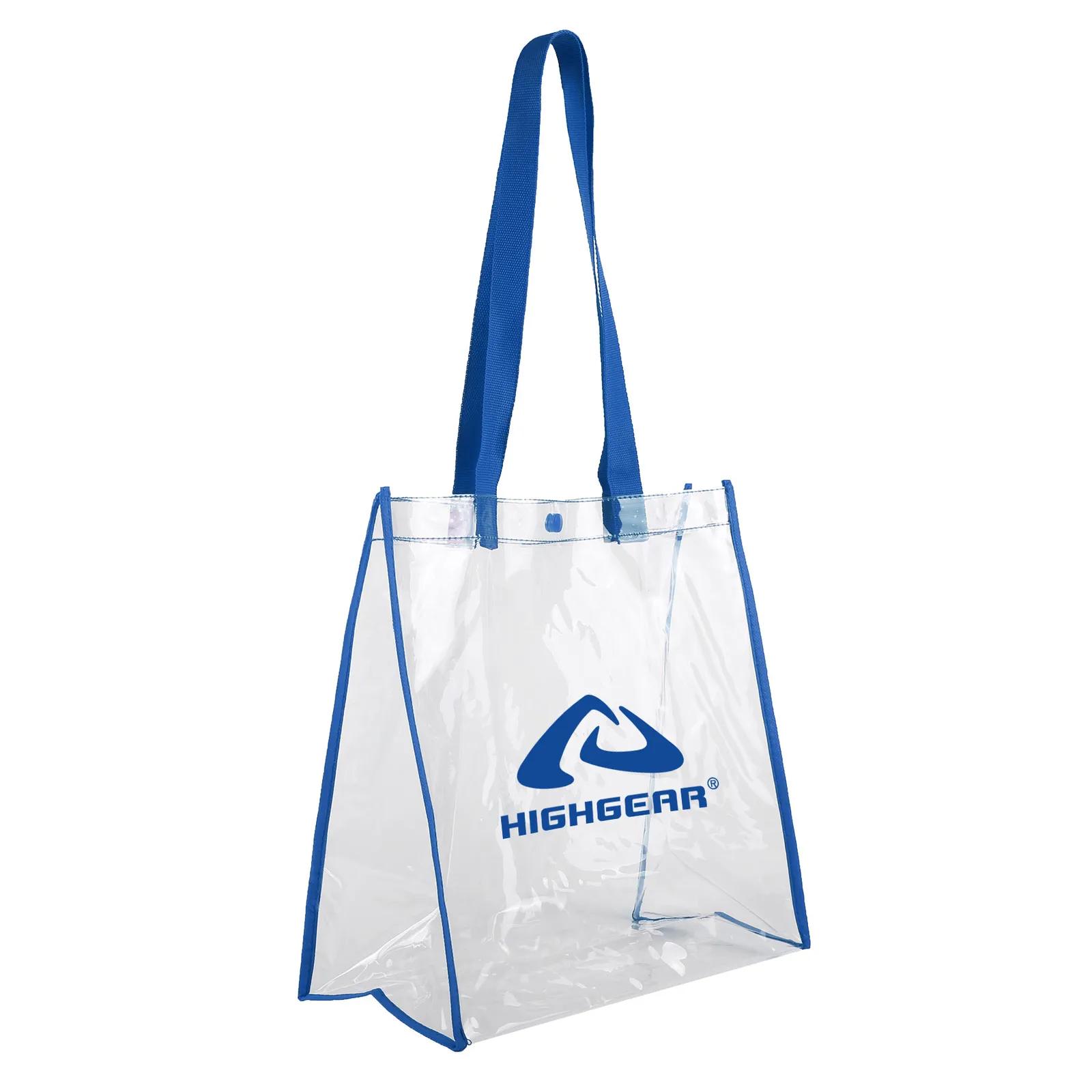 Custom Clear Stadium Tote Bag - 12 x 12 x 6 in - product view 3