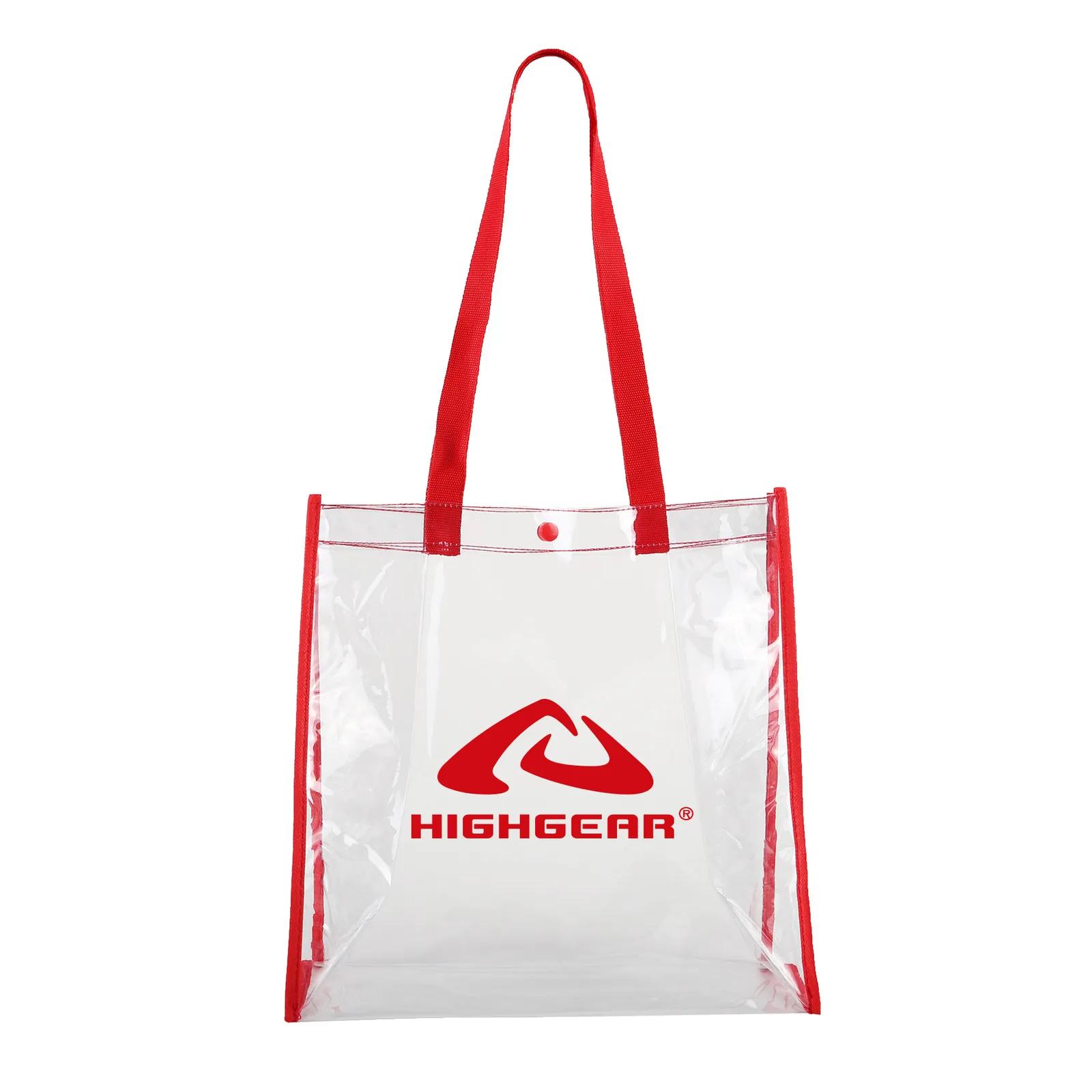 Custom Clear Stadium Tote Bag - 12 x 12 x 6 in - product view 7