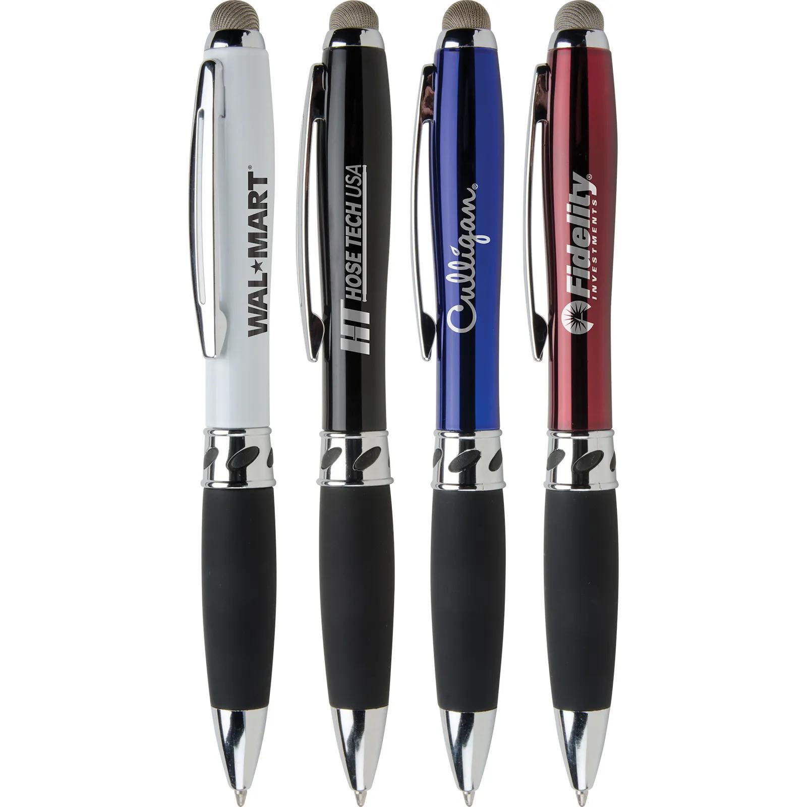 Metal Stylus Pen with Microfiber Tip - 5.2 in