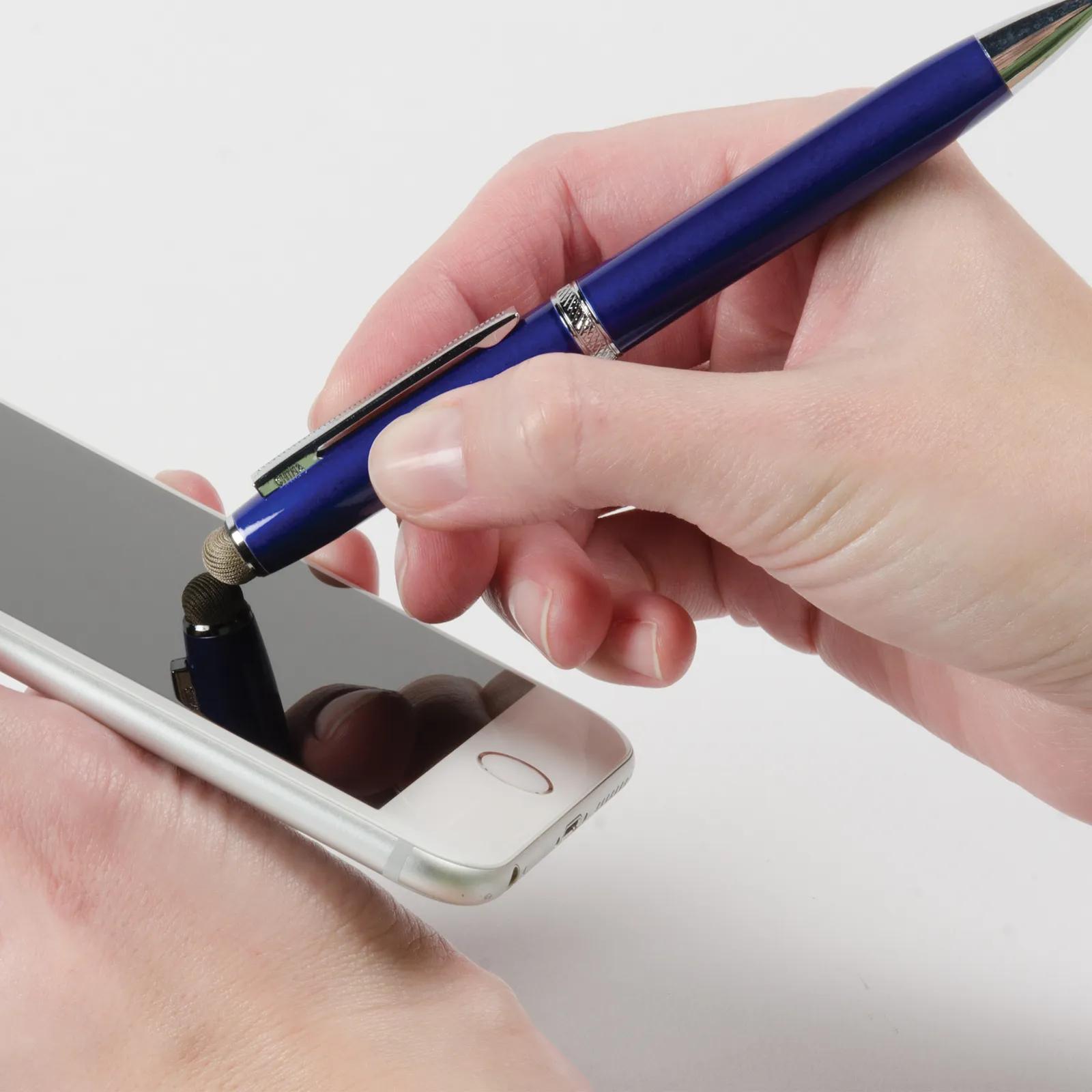 Metal Stylus Pen with Art Deco Design - 5.5 in - product view 2