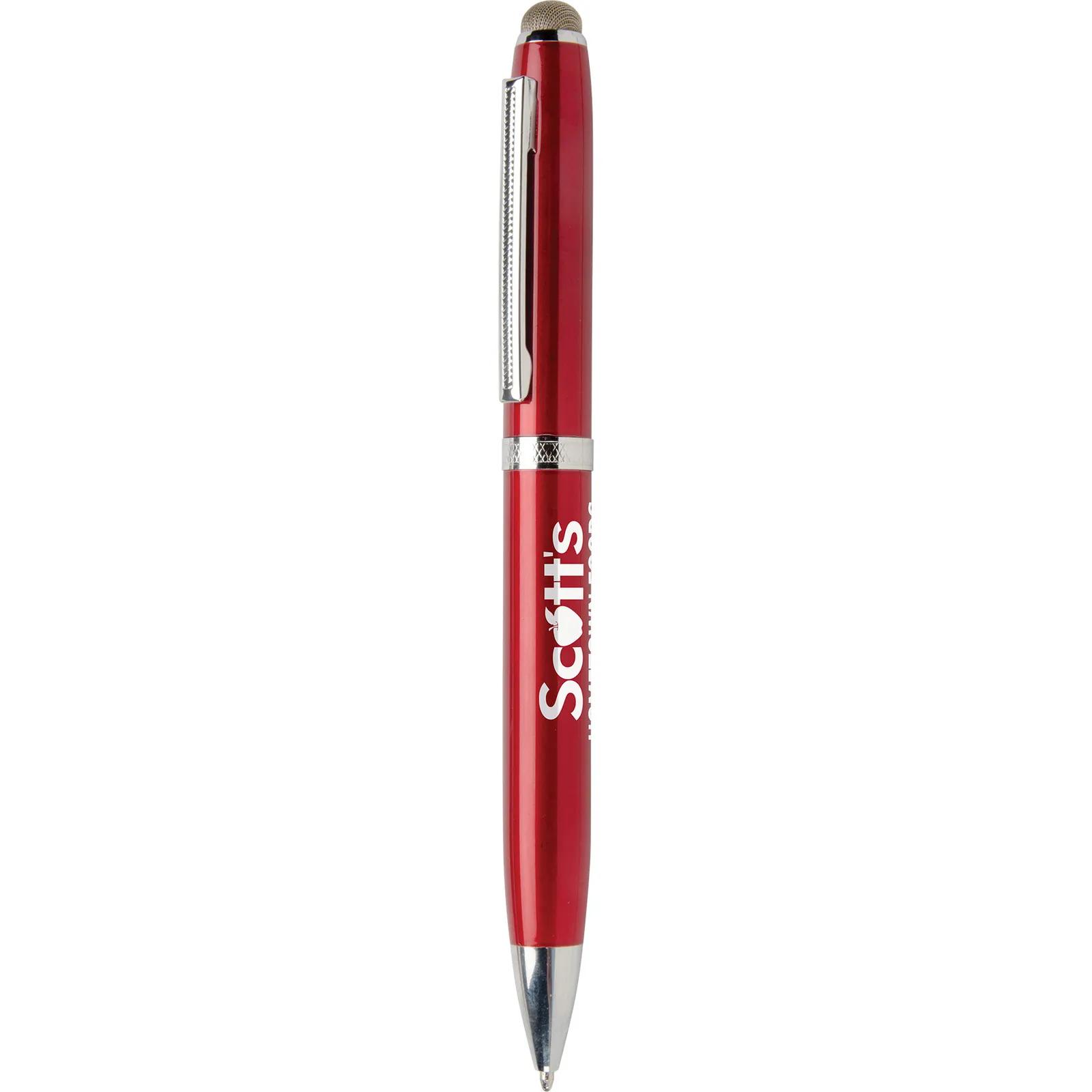 Metal Stylus Pen with Art Deco Design - 5.5 in - product view 4