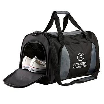 Ripstop Polyester Duffel Bag with Shoe Compartment - 19.5 in - product view 3