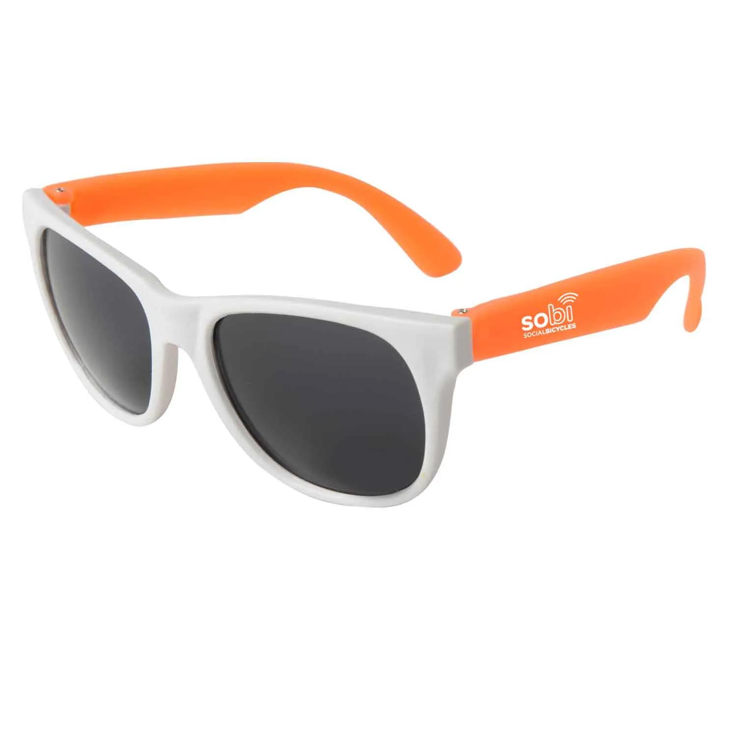 Sunglasses Neon White Frame UV Protection - 5 3/4 in - product view 8