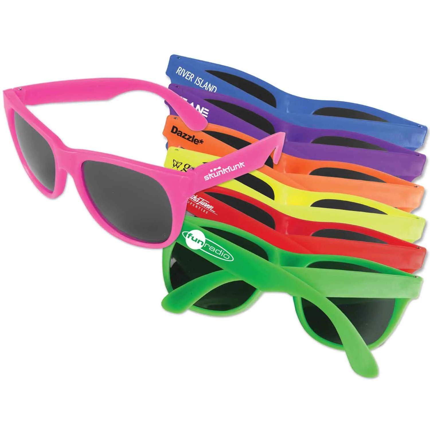Sunglasses Vibrant Colors UV Protection - 5 3/4 in