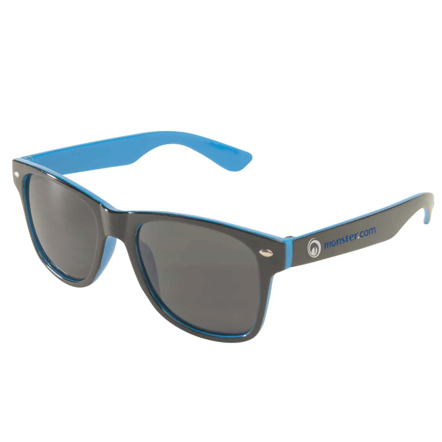 Sunglasses Two-Tone Miami Style UV Protection - 5 3/4 in - product view 4