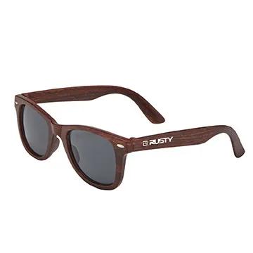 Sunglasses Wood Grain Style UV Protection - 5 3/4 in - product view 4