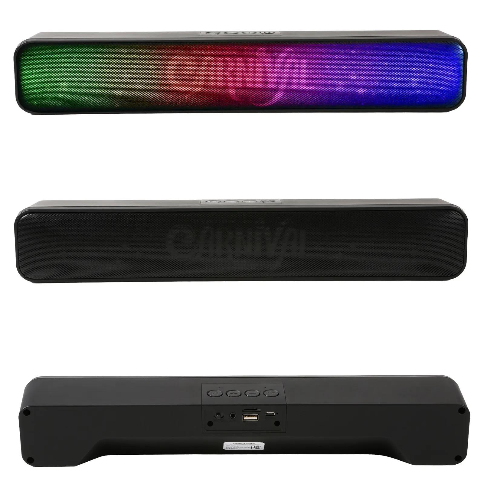 Wireless Soundbar with RGB LED Lights - 14 3/4 in - product view 10