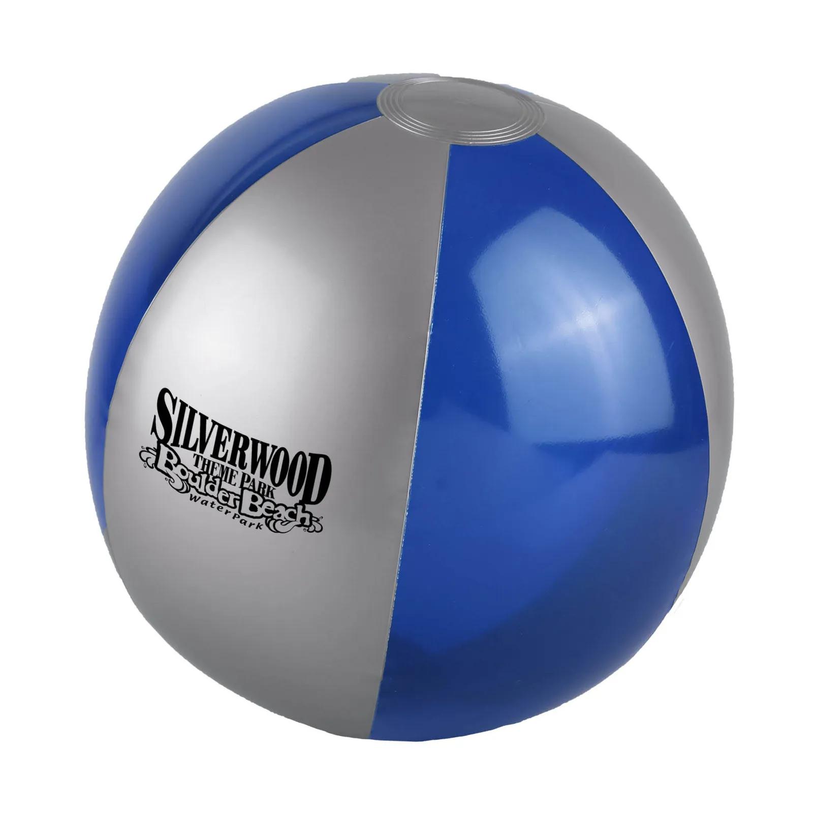 Beach Ball Inflatable PVC Two-Tone - 16 in - product view 2