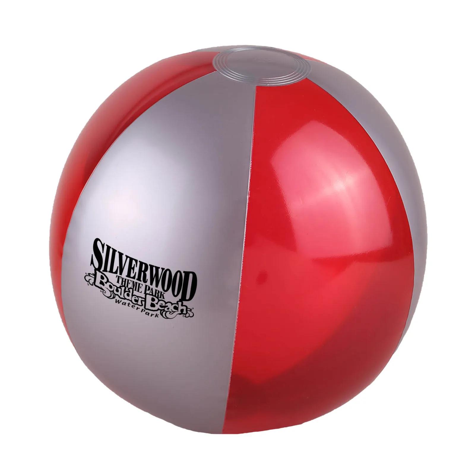 Beach Ball Inflatable PVC Two-Tone - 16 in - product view 5