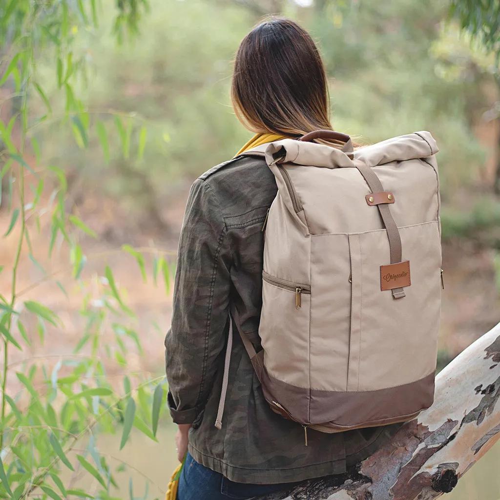 Roll Top Backpack Water Resistant 25 Liter Capacity - product view 2