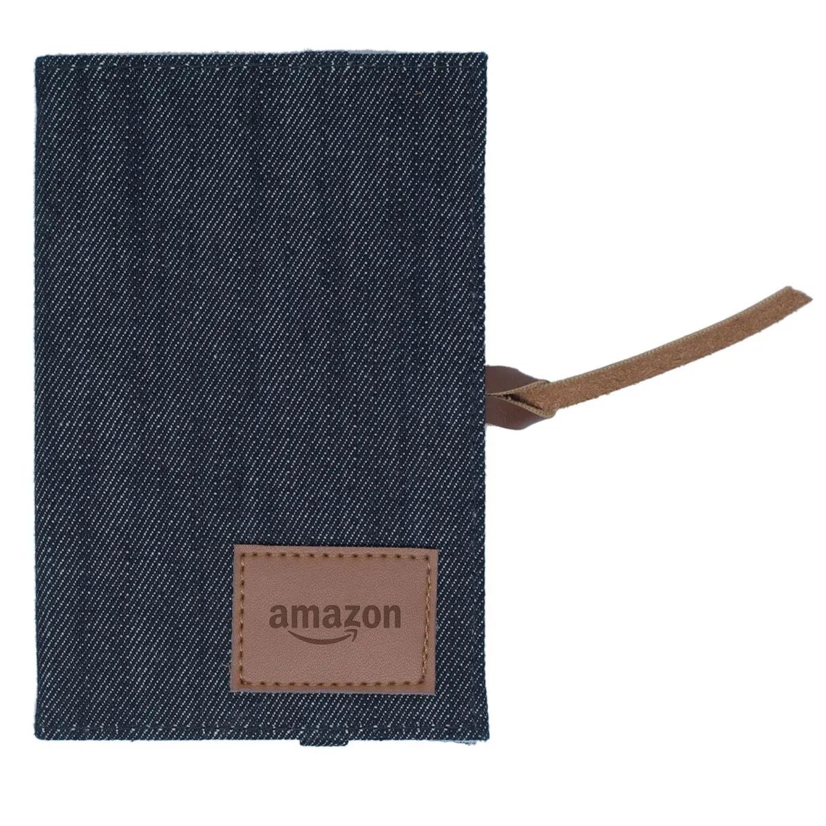 Passport Holder Cotton Velcro Strap Closure