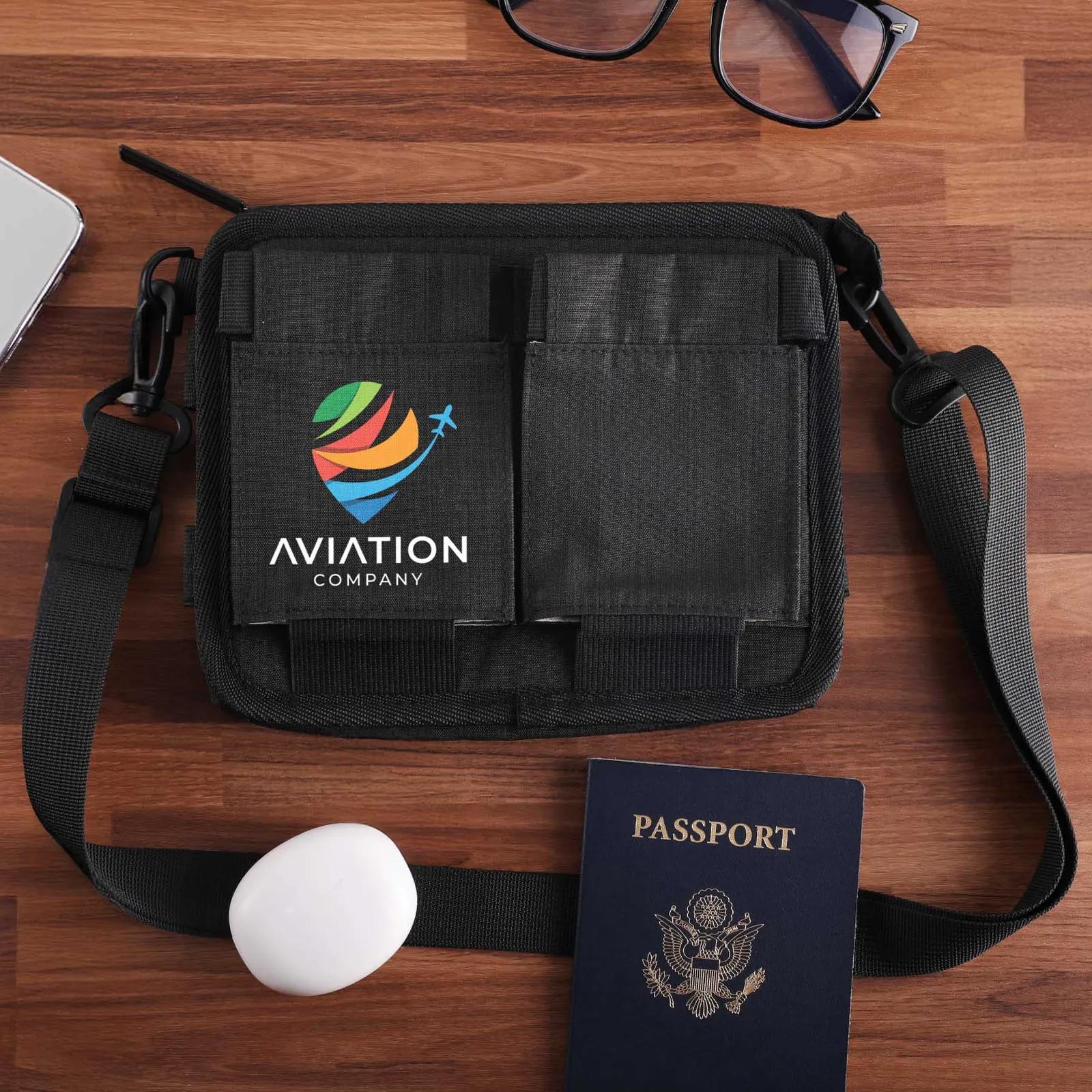 Travel Caddy Luggage Handle Cup Holder Zipper Pocket - product view 5