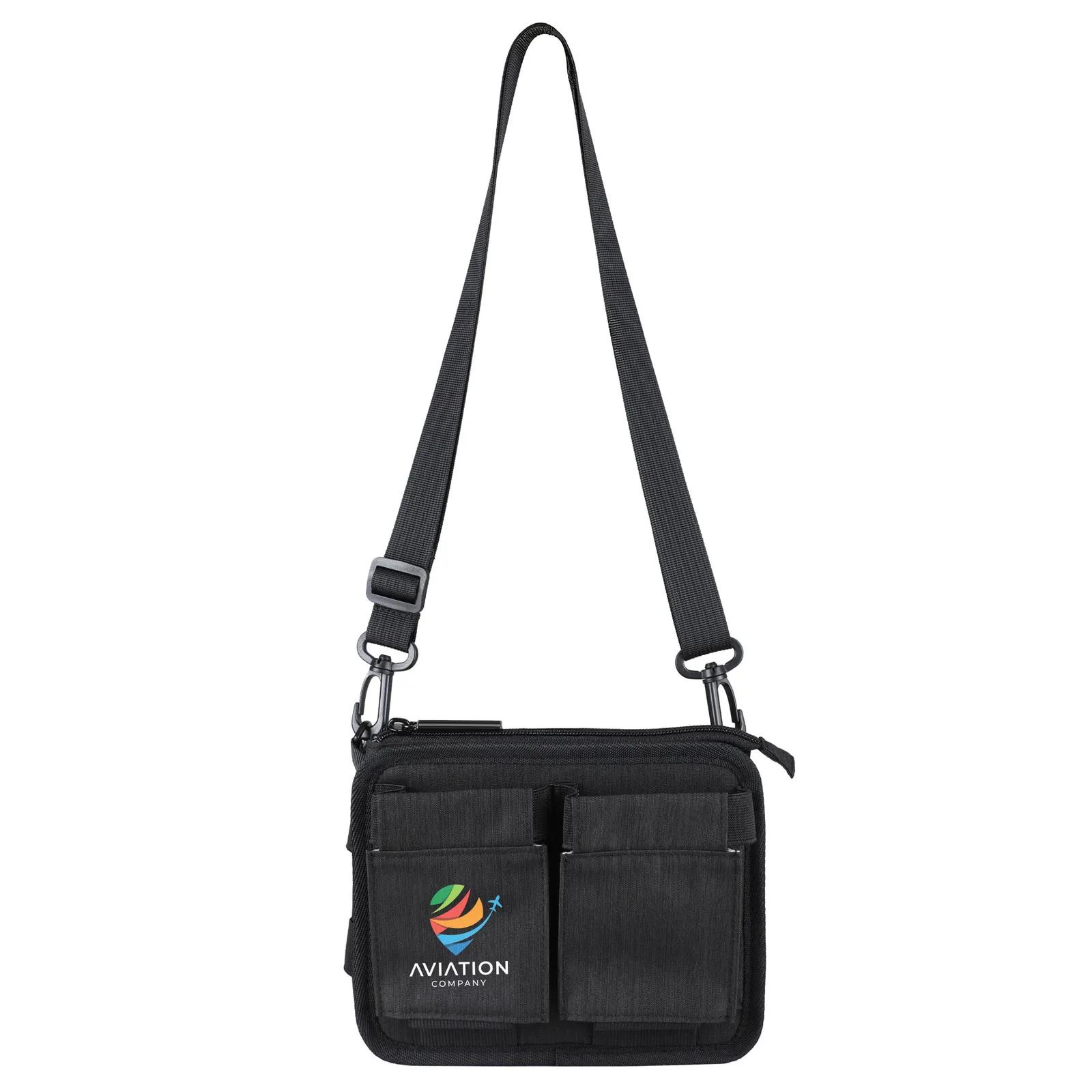 Travel Caddy Luggage Handle Cup Holder Zipper Pocket - product view 7