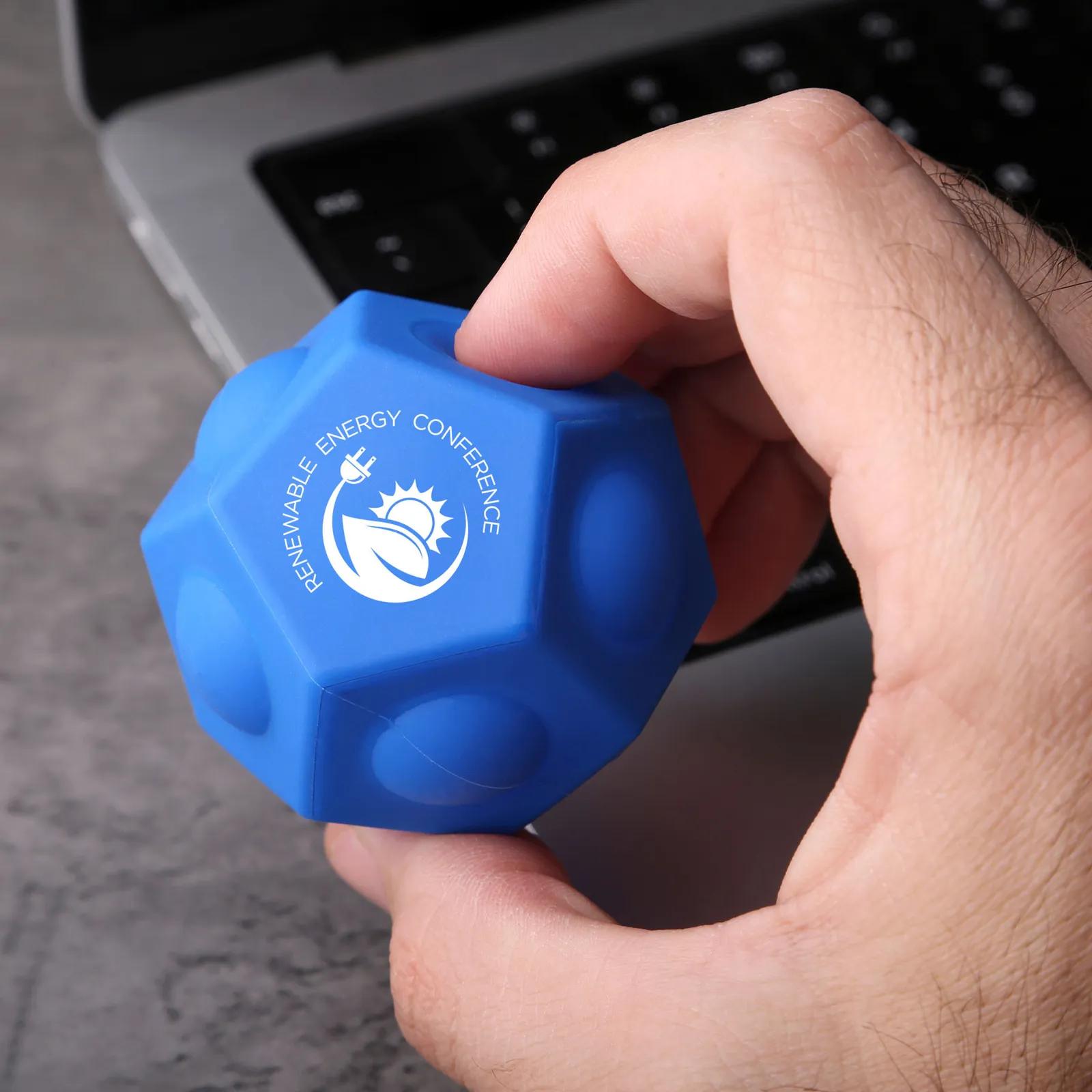 Silicone Pop-It Geo Ball Stress Fidget - 2.4 x 2.2 in