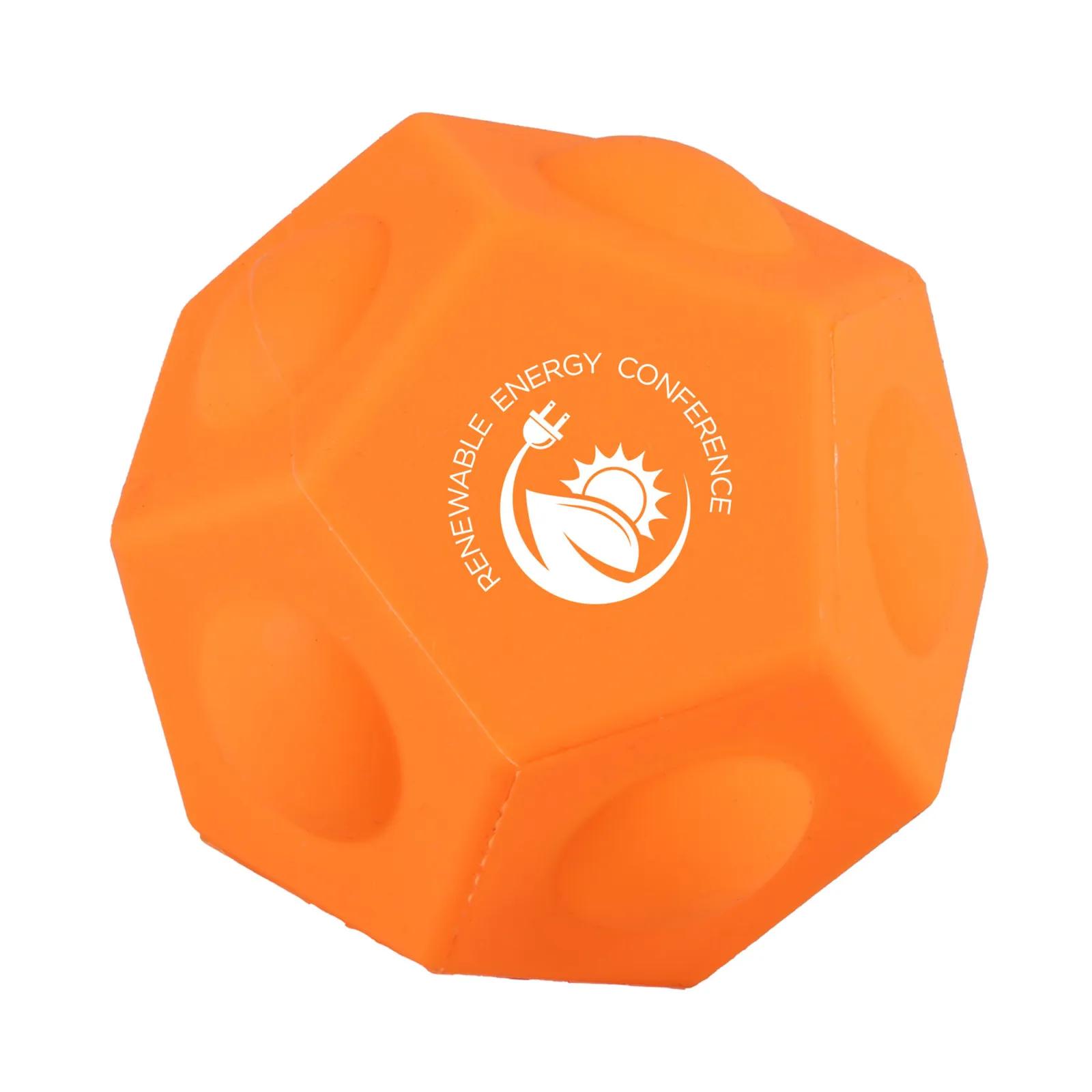 Silicone Pop-It Geo Ball Stress Fidget - 2.4 x 2.2 in - product view 4