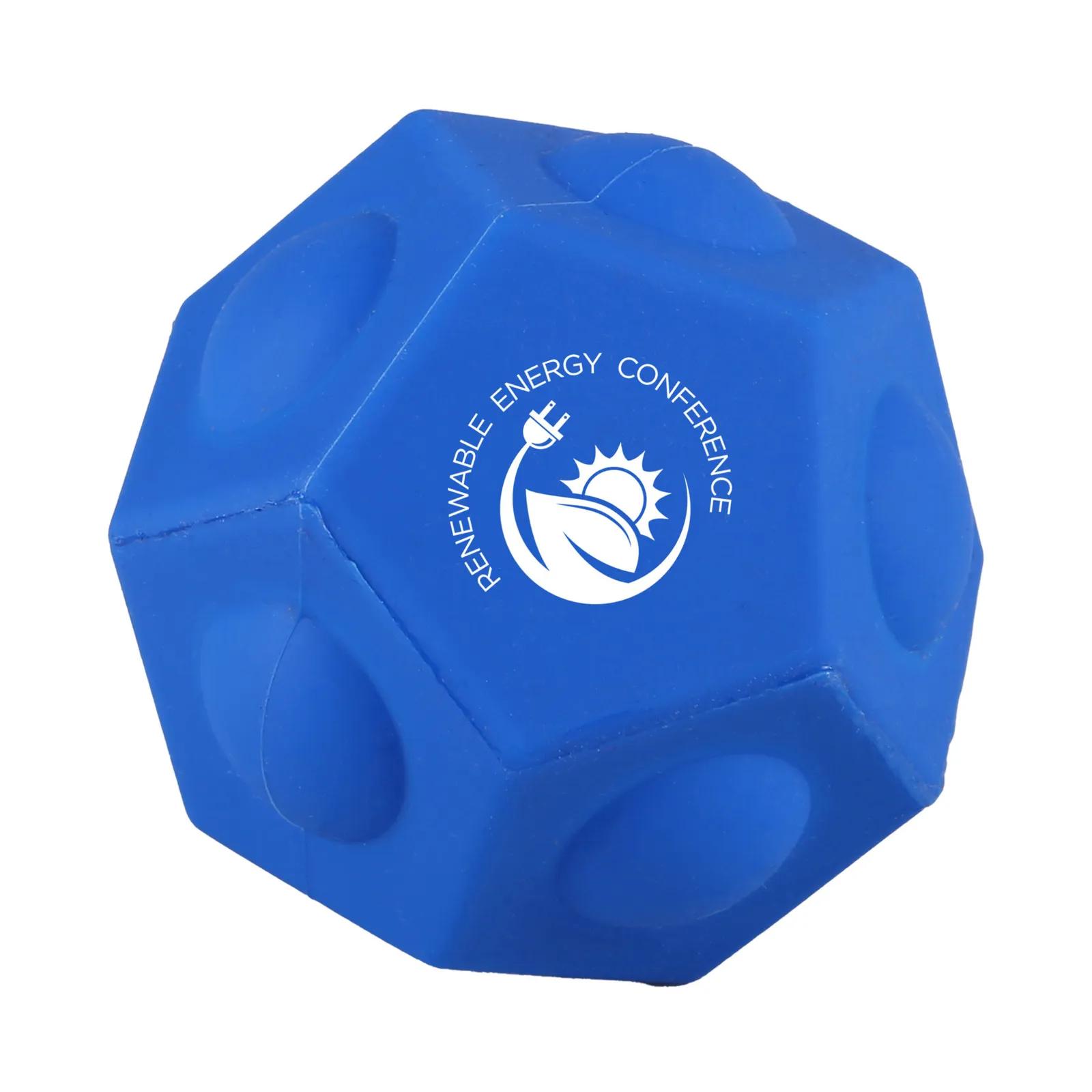 Silicone Pop-It Geo Ball Stress Fidget - 2.4 x 2.2 in - product view 7