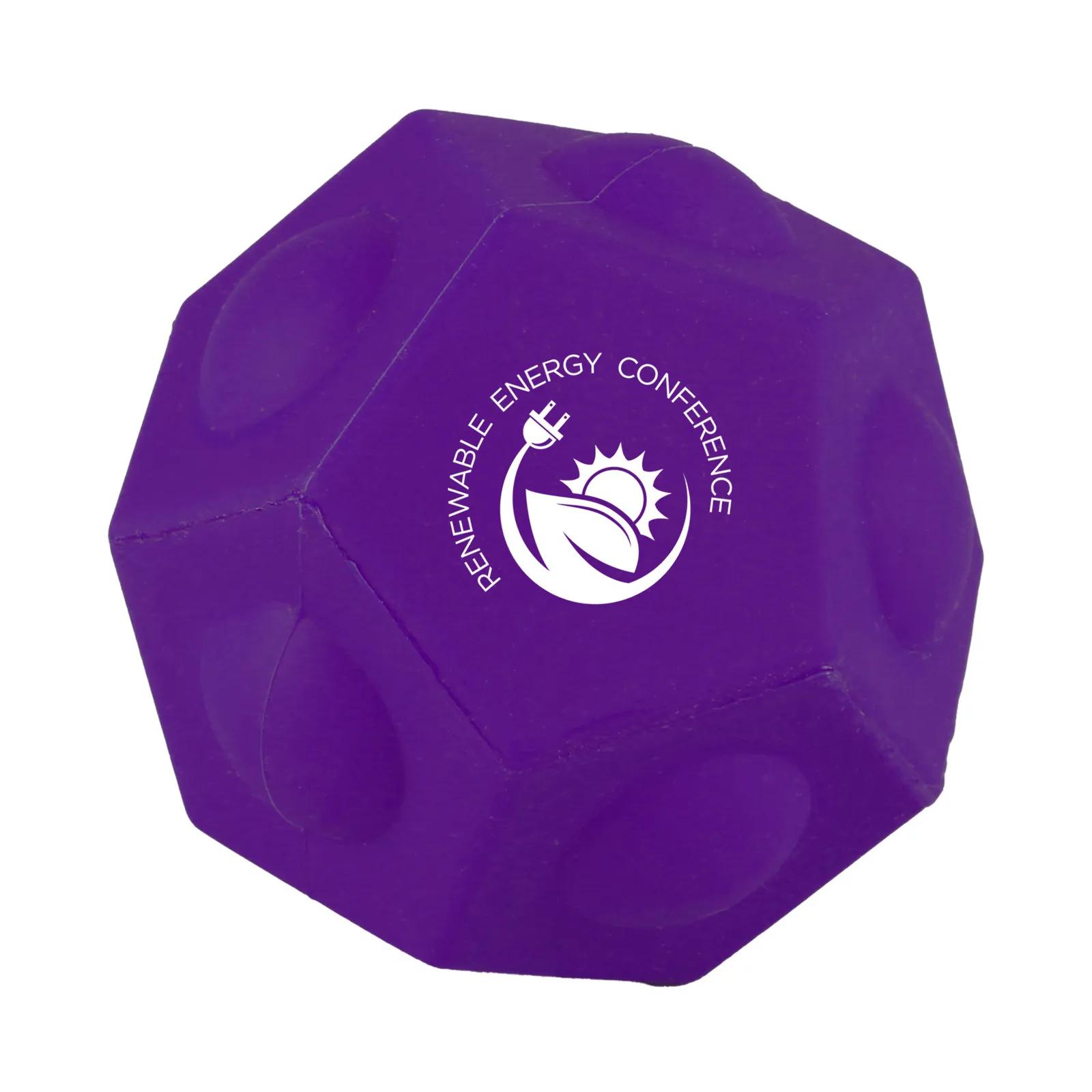 Silicone Pop-It Geo Ball Stress Fidget - 2.4 x 2.2 in - product view 8