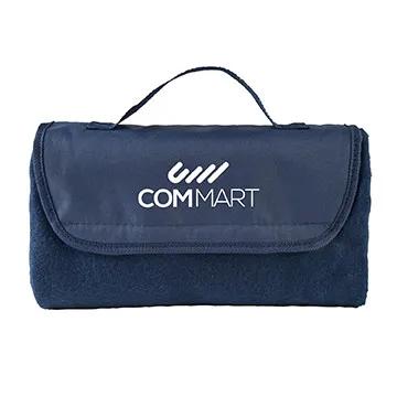 Fleece Blanket Roll-Up with Carry Handle - 48 x 54 in