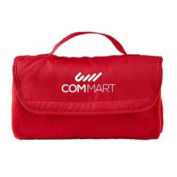 Fleece Blanket Roll-Up with Carry Handle - 48 x 54 in - product view 4