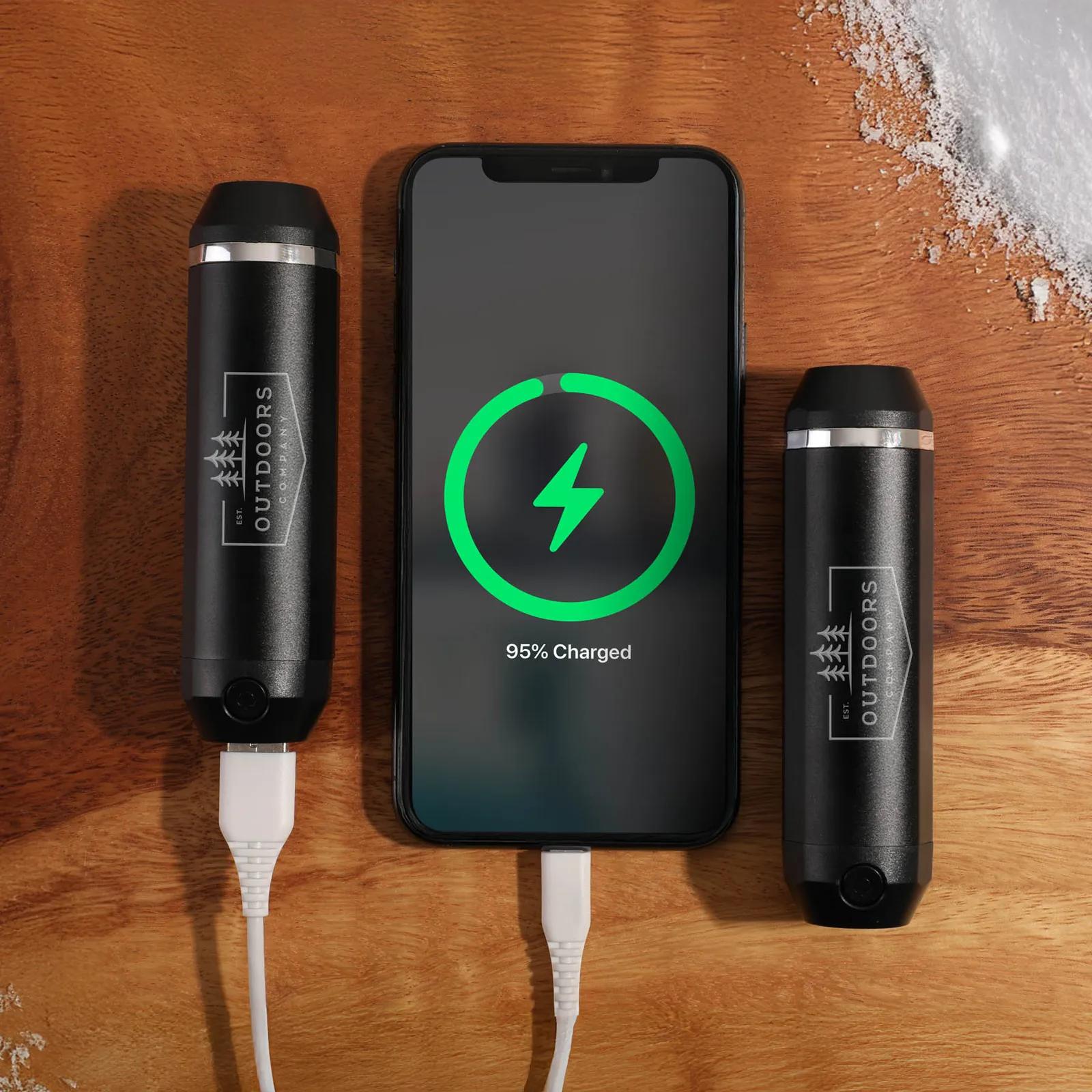 Hand Warmers 3-in-1 Power Bank with Light - 4000mAh - product view 2