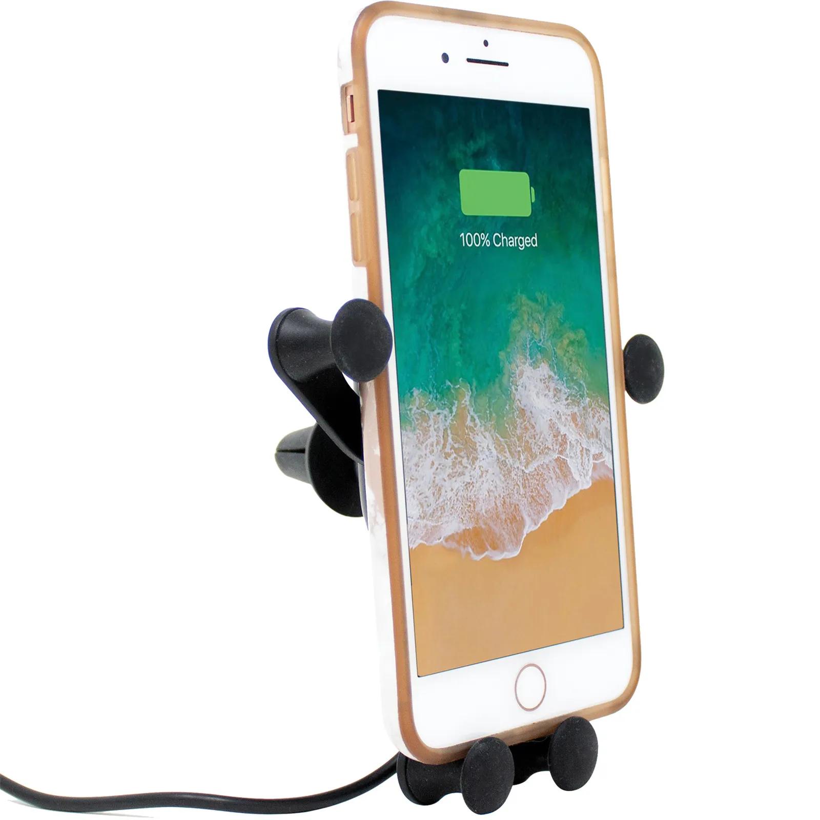 Wireless Car Charger Air Vent Mount with Gravity - product view 3