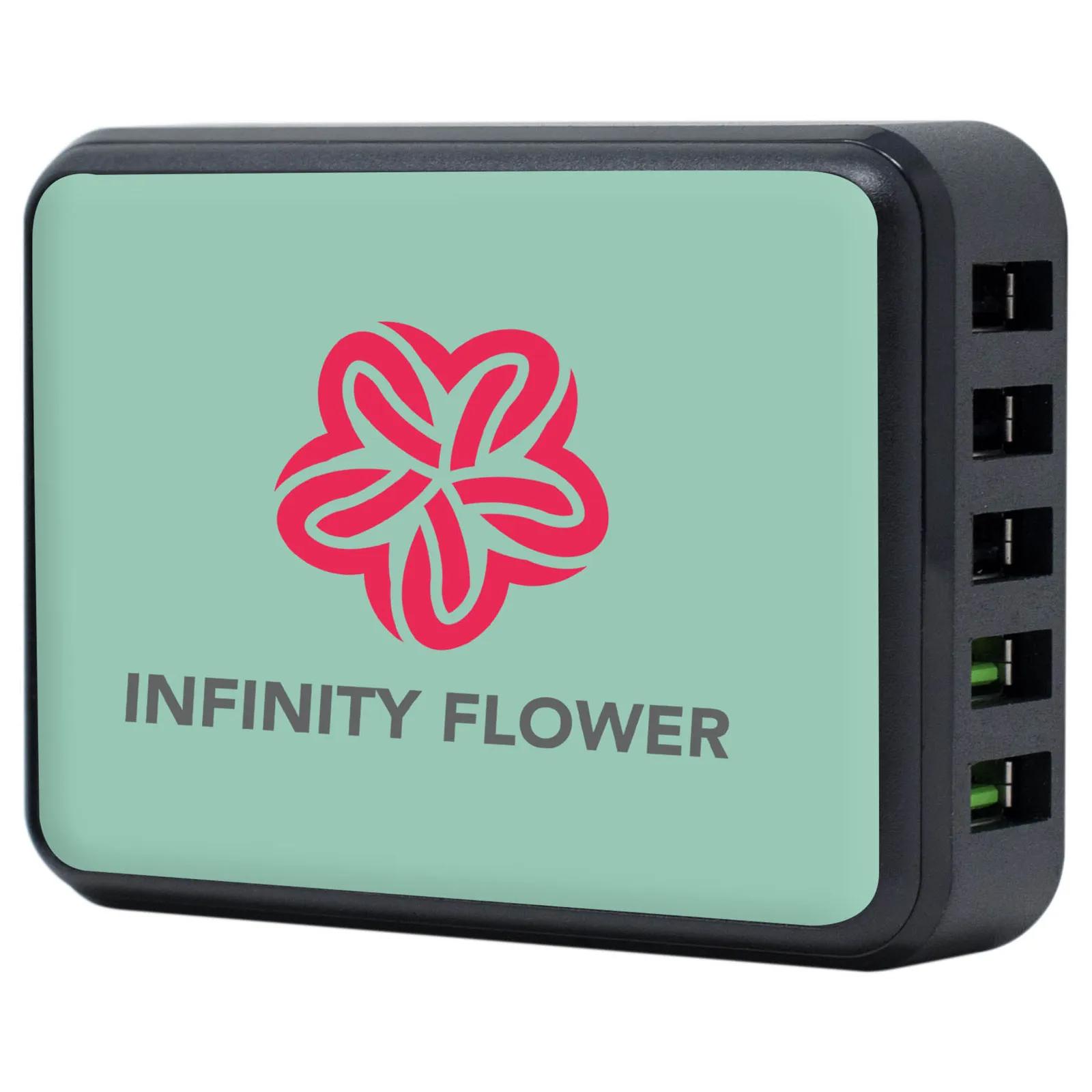 USB Hub 5-Port Vertical Quick Charge Station