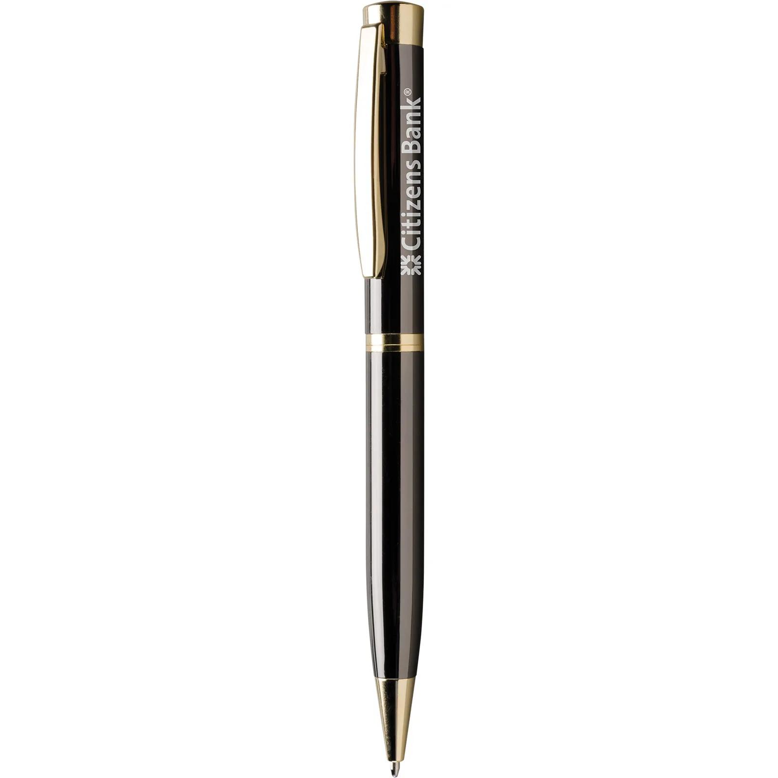 Executive Pen Twist Action with Gold Accents (Gunmetal)