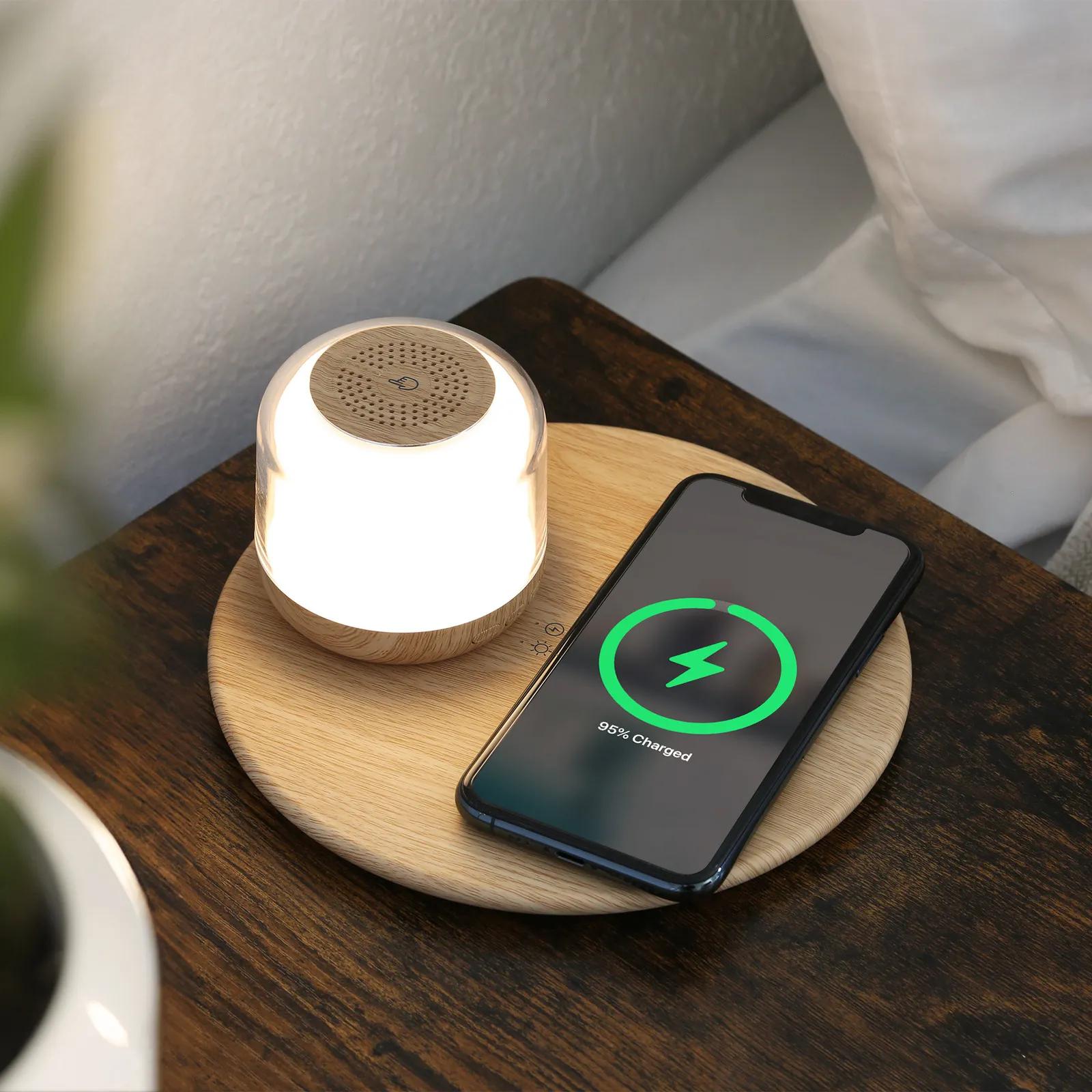Wireless Charger Speaker Light 3-in-1 with RGB Modes