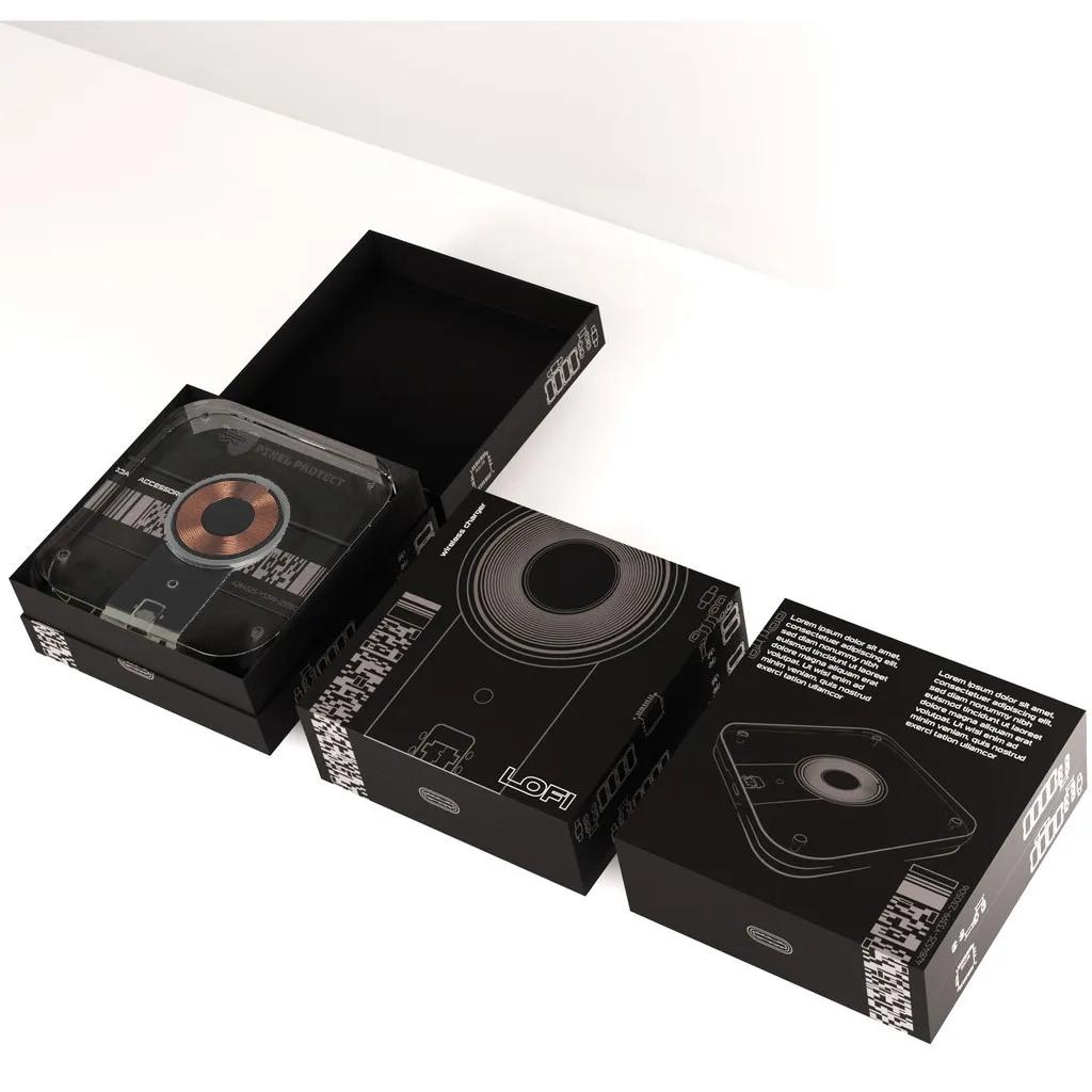 Wireless Charger Acrylic with Color-Changing LED - 15W - product view 10