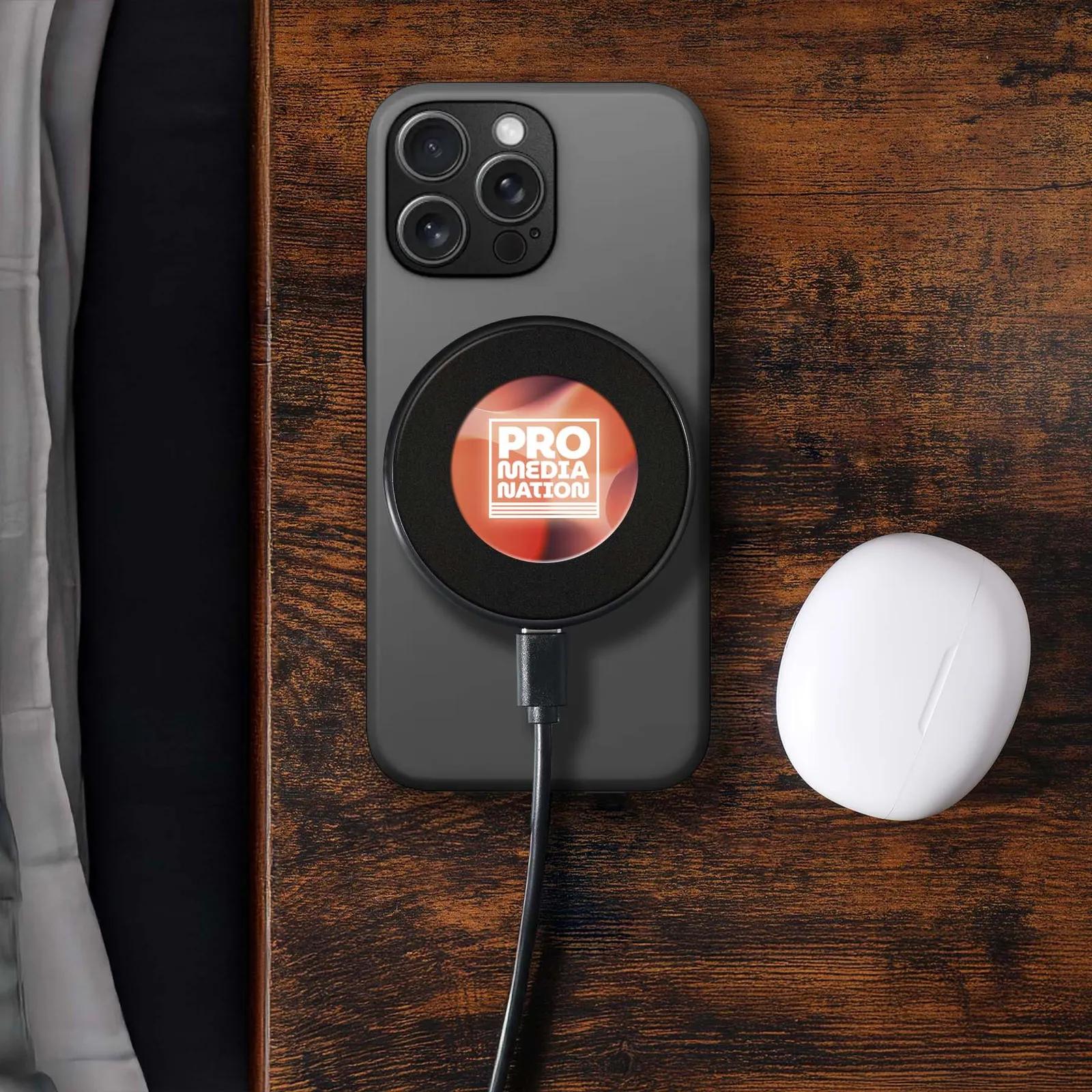 Wireless Charger Illuminating with Ambient Glow - 15W - product view 3