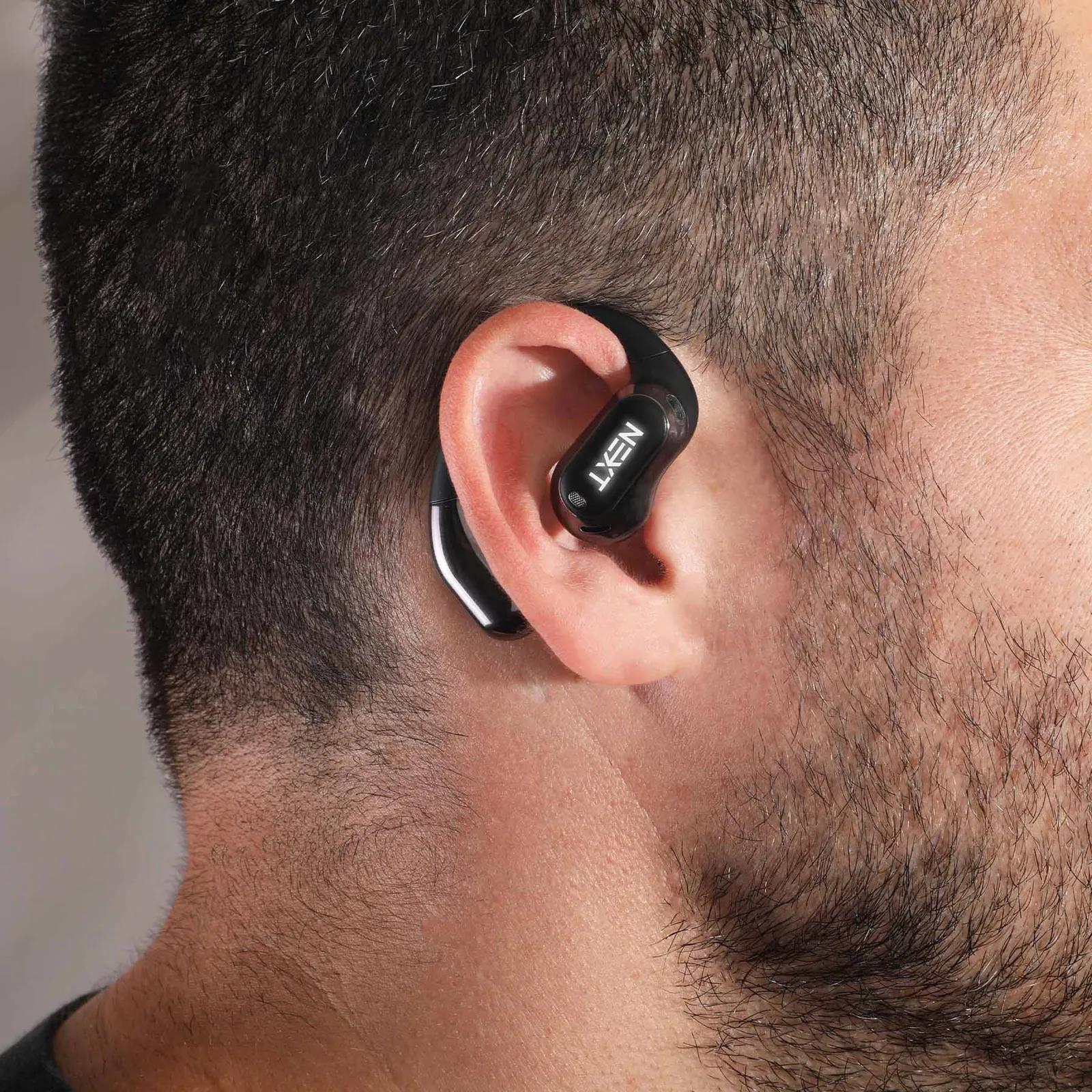 Wireless Earbuds Over Ear Illuminated Metal Case - product view 2