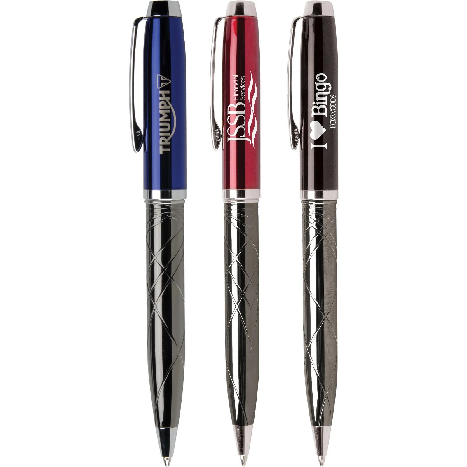Ballpoint Pen Metal Guilloche Engraved Executive