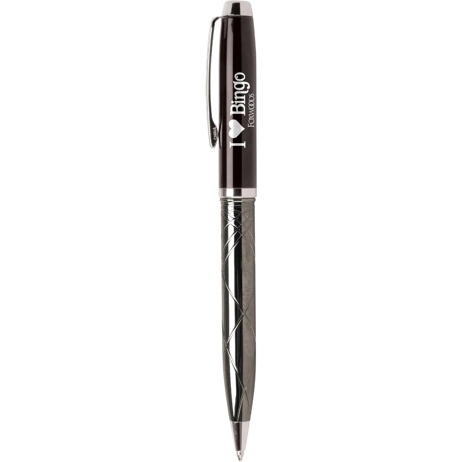 Ballpoint Pen Metal Guilloche Engraved Executive - product view 4