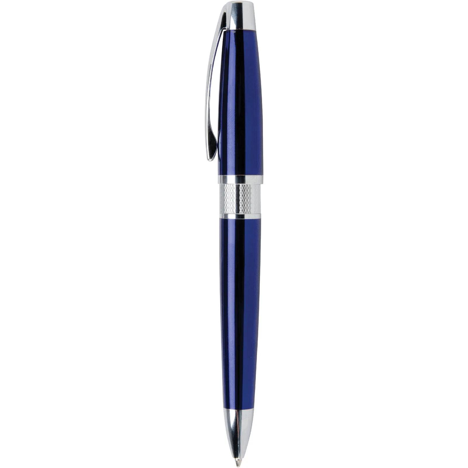 Ballpoint Pen Metal Guilloche Center Band Executive - blank view 2
